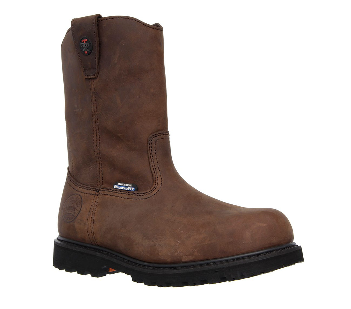 Skechers mens fashion leather boots