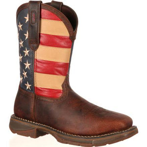 REBEL™ BY DURANGO® STEEL TOE FLAG WESTERN FLAG BOOT DB020