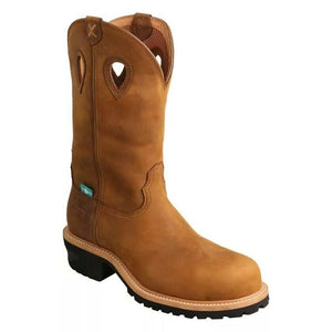 Mens Twisted X 12" Waterproof Logger Comp Toe Boot MLGCW01