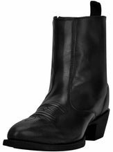 Load image into Gallery viewer, Men&#39;s Laredo Black Round Toe Boot with Side Zipper 62070