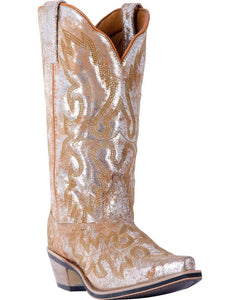 Laredo Women's Tan Erika Cowgirl Boots - Snip Toe 52126