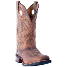 Load image into Gallery viewer, Laredo Men&#39;s 11&quot; Tan Brown Leather Cowboy Boots- 7812