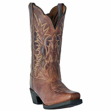 Laredo Women's Distressed Brown Square Toe Boot (51134)