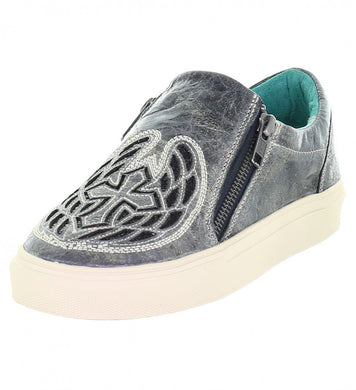 Corral Gray Wings and Cross Sneakers E1552