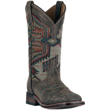 Load image into Gallery viewer, WOMEN&#39;S LAREDO SQUARE TOE AZTEC WESTERN BOOTS (5647)