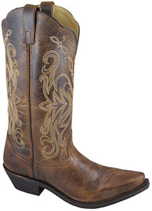 Womens Smoky Mountain Brown Madison Snip Toe Boot 6472