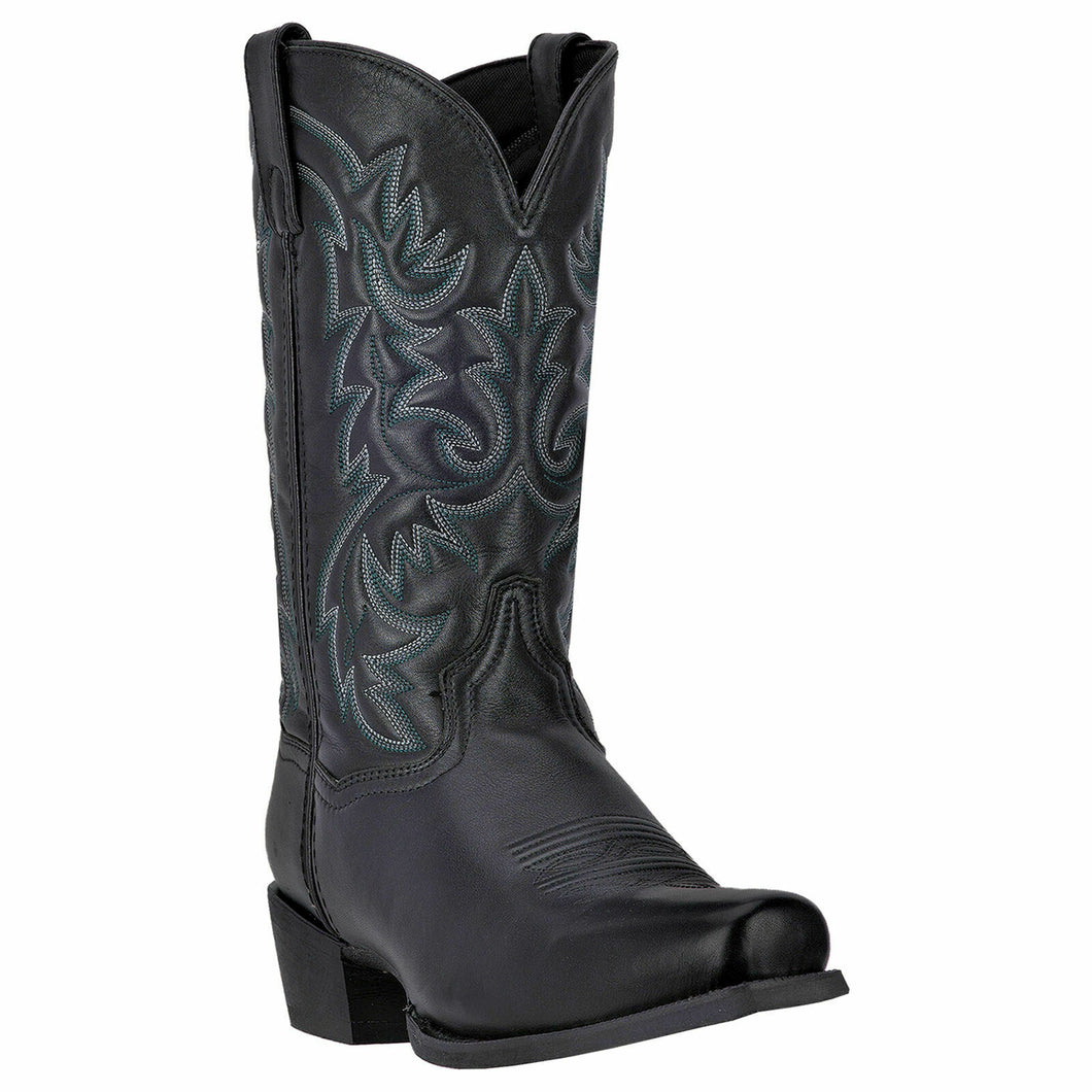 Mens Laredo Bryce Western Black Cowboy Boots- 68440