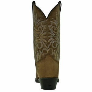 Laredo Mens Tan Distressed 12" Western Boots- 4242