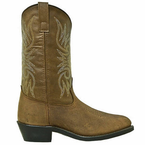 Laredo Mens Tan Distressed 12" Western Boots- 4242