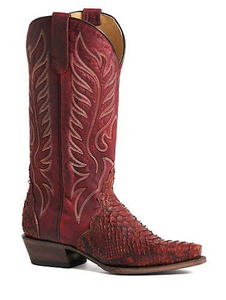 Roper Ladies Trudy Triad Snip Burg Python 09-021-6601-8108 Western Boots