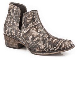 Women's Roper Ava-Tan Faux Snake Skin Short Bootie 09-021-1567-1284