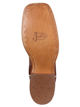 Load image into Gallery viewer, Justin Boots Men&#39;s Bent Rail Wide Sq Toe Austin Cognac BR307