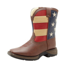 Load image into Gallery viewer, Kid&#39;s Durango Lil Rebel American Flag Boot (BT245)