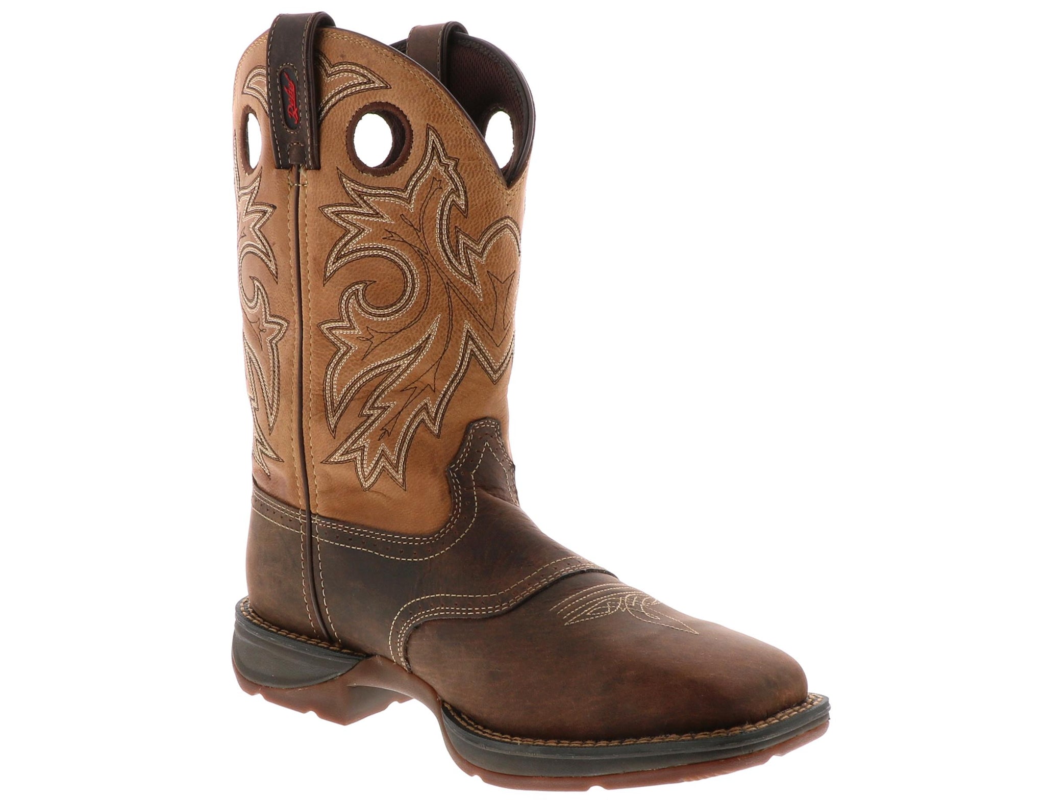 Durango Men's Rebel Work Western Boot – Composite Toe, Electrical Hazard Rated, Full-Grain Leather, 11” Shaft