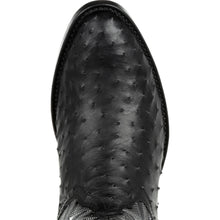 Load image into Gallery viewer, Mens DURANGO Black PREMIUM EXOTIC FULL-QUILL OSTRICH DDB0278