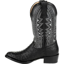 Load image into Gallery viewer, Mens DURANGO Black PREMIUM EXOTIC FULL-QUILL OSTRICH DDB0278