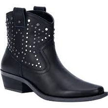 Load image into Gallery viewer, Women&#39;s Dingo Dusty Black Studded Short Boots DI 150