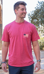 Burlebo American Bronco - Crimson Short Sleeve Tee