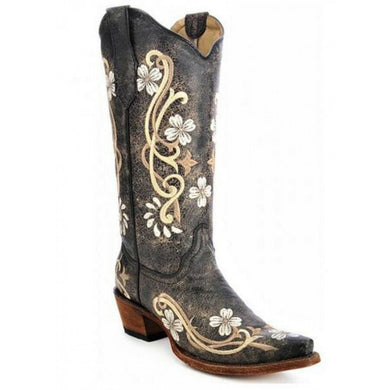 Circle G by Corral Women's Multi Color Floral Cowboy Boot (L5175)