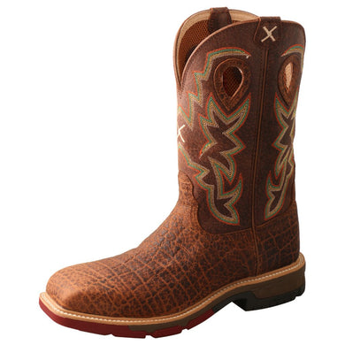Twisted X Men's Nano Composite Toe Tan Western Work Boots MXBN001