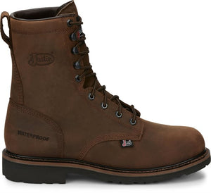 Justin Men's Drywall Steel Toe Brown Work Boot (SE961)