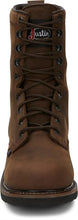 Load image into Gallery viewer, Justin Men&#39;s Drywall Steel Toe Brown Work Boot (SE961)