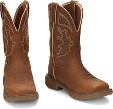 Load image into Gallery viewer, Justin Men&#39;s Rush Saddle Tan Work Boot (WK4330)