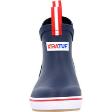 Load image into Gallery viewer, XtraTuf Kid&#39;s Ankle Deck Boot-Navy (XKAB-200)