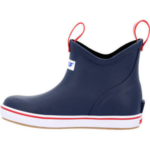 XtraTuf Kid's Ankle Deck Boot-Navy (XKAB-200)