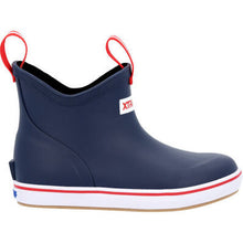 Load image into Gallery viewer, XtraTuf Kid&#39;s Ankle Deck Boot-Navy (XKAB-200)