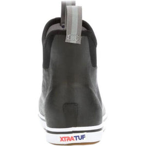 XtraTuf Women's 6in Ankle Deck Boot-Black