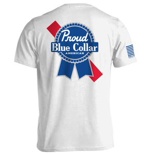 Proud Blue Collar American Tee