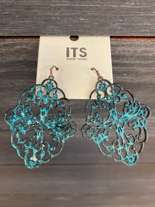 Scalloped Filigree Earrings