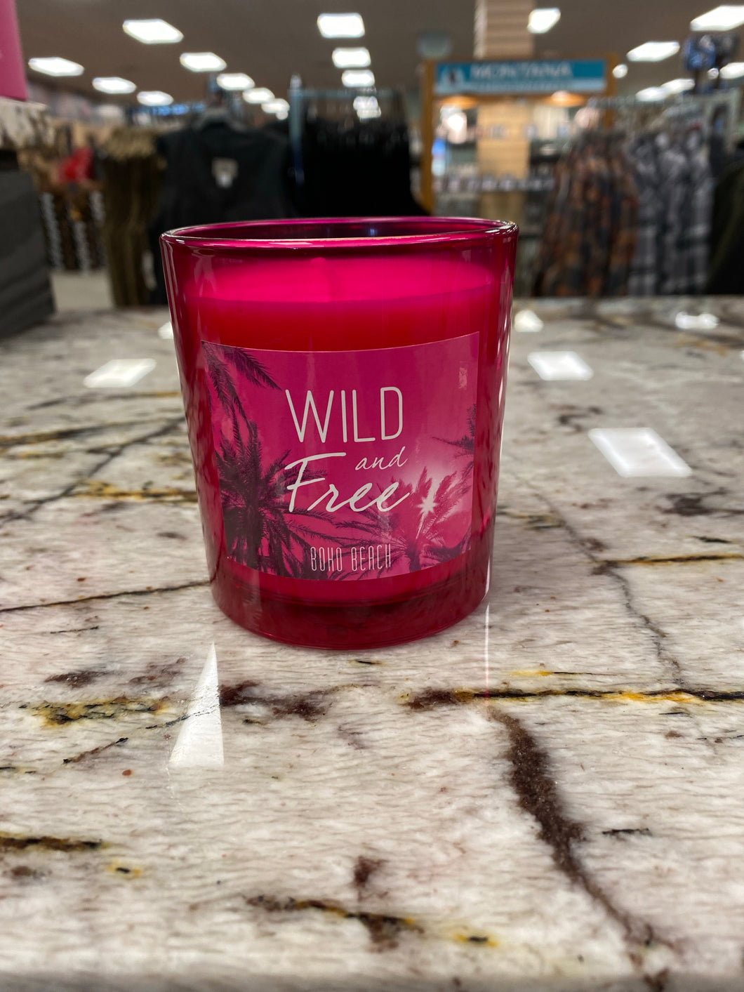 Wild and Free BoHo Beach Candle