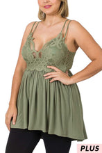 Load image into Gallery viewer, Plus Size Lace Cami (412)