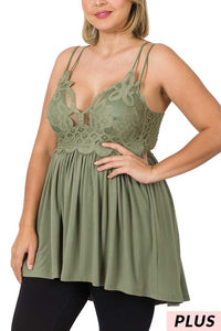 Plus Size Lace Cami (412)