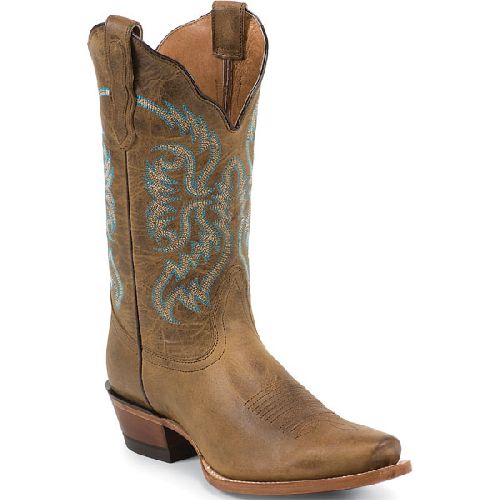 Womens Nocona Bluebonnet Tan Sq Toe Boot NL5009