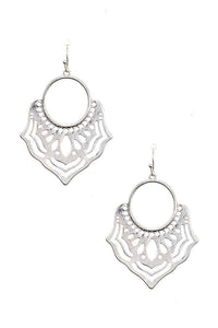 Scalloped Drop Earrings (412)